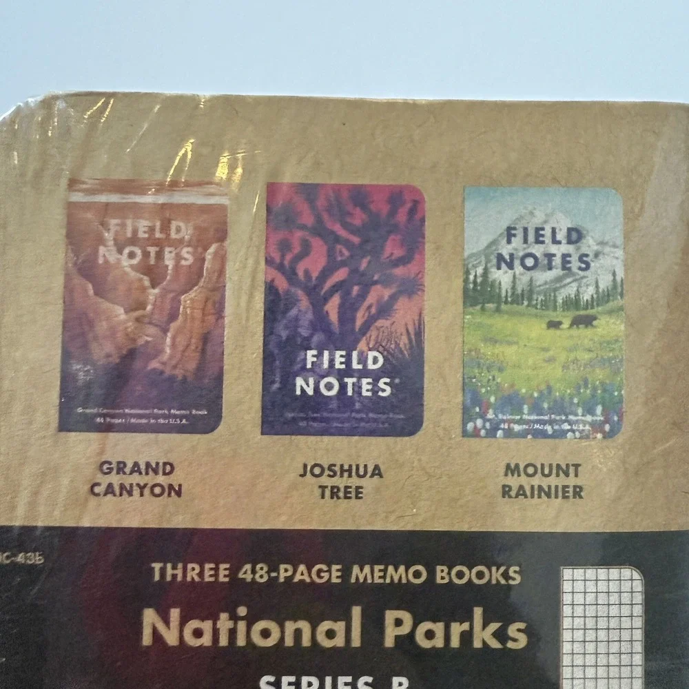 Field Notes National Parks Series Grand Canyon Joshua Tree Mount Rainier FNC-43b